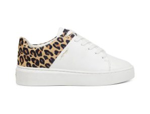 Sneakers Ed Hardy Wild low top white leopard