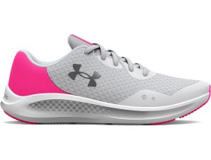 Under Armour – 3025011 Girls’ Grade School UA Charged Pursuit 3 Running Shoes – 100/G3F1