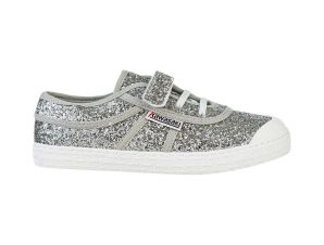 Sneakers Kawasaki Glitter Kids Shoe W/Elastic K202586 8889 Silver