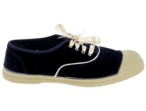 Sneakers Bensimon Toile Lacet Velvet Marine