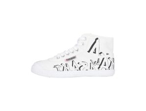 Sneakers Kawasaki Graffiti Canvas Boot K202415-ES 1002 White