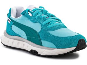 Xαμηλά Sneakers Puma Wild Rider Vintage Elektro Pool Aqua 381595-03