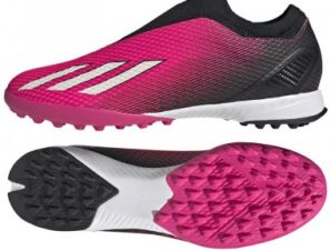 Adidas X Speedportal.3 TF GZ5058 Χαμηλά Ποδοσφαιρικά Παπούτσια με Σχάρα Team Shock Pink 2 / Zero Metalic / Core Black