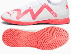 Puma Future Play IT 107382-01 Χαμηλά Ποδοσφαιρικά Παπούτσια Σάλας Λευκά