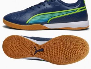 Puma King Match IT 107261-02 Χαμηλά Ποδοσφαιρικά Παπούτσια Σάλας Μπλε