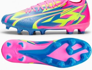 Puma Ultra Match Energy Luminous FG/MG 107543-01 Χαμηλά Ποδοσφαιρικά Παπούτσια με Τάπες Ροζ