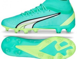 Puma Ultra Pro FG/AG 107240-03 Ψηλά Ποδοσφαιρικά Παπούτσια με Τάπες Τιρκουάζ